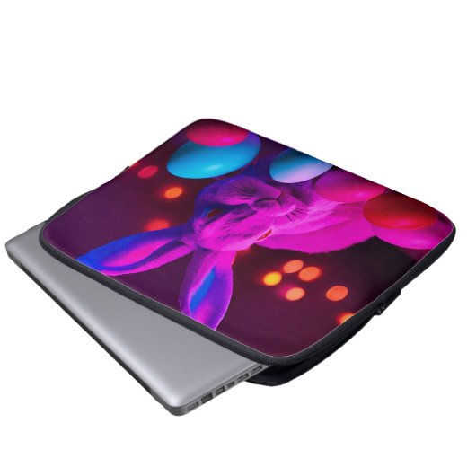 Osterhase Laptopschutzhülle (Vorne Knopf)