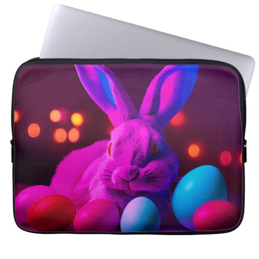Osterhase Laptopschutzhülle (Vorderseite)