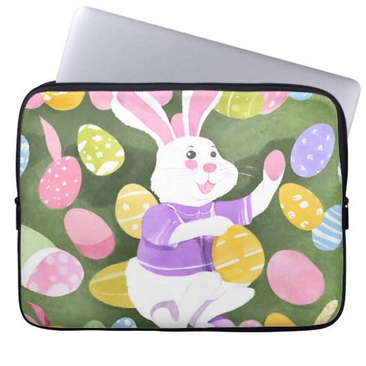 Osterhase Laptopschutzhülle (Vorderseite)