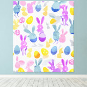 Osterhase Leinwanddruck (Insitu (Holzboden))