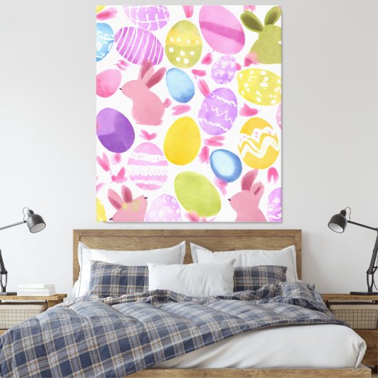Osterhase Leinwanddruck (Insitu (Schlafzimmer))