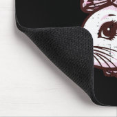 Osterhase Leopard Band Süße Häschen Mädchen Kinder Mousepad (Ecke)