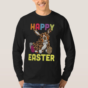 Osterhase Leopard Bulldog Palm Sunday Girls Wom T-Shirt