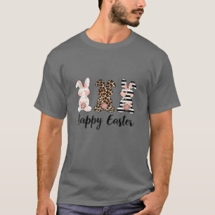 Osterhase Leopard Drei Hasen Trio Süße Ostern T-Shirt