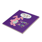 Osterhase Lila Fliese (Seite)