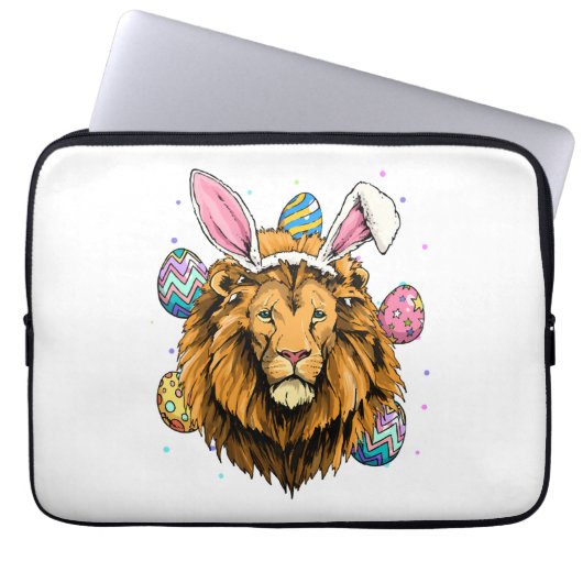 Osterhase Lion Osterlion Laptopschutzhülle (Vorderseite)