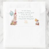 Osterhase Magischer Kack Bonbonaufkleber Rechteckiger Aufkleber (Tasche)