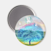 Osterhase Magnet (Vorderseite/Rückseite)