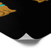 Osterhase Mein Hintern tut weh! Was_ Niedliches Ka Poster (Ecke)