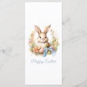 Osterhase Menükarte (Rückseite)