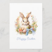 Osterhase Menükarte (Rückseite)