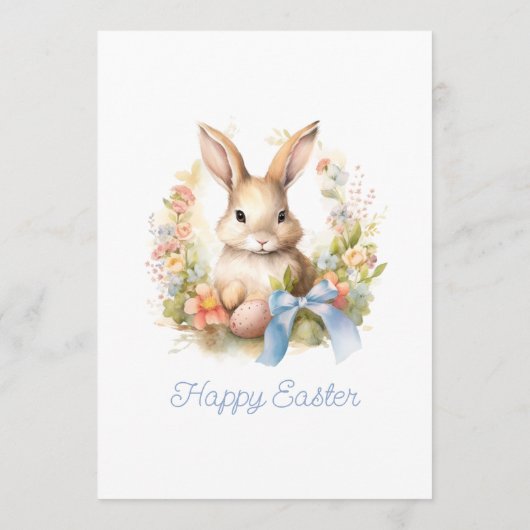 Osterhase Menükarte (Rückseite)