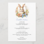 Osterhase Menükarte (Vorderseite)