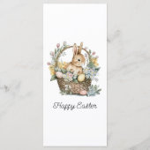 Osterhase Menükarte (Rückseite)