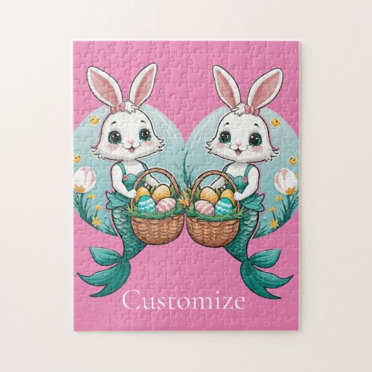 Osterhase Mermaid Thunder_Cove Puzzle (Vertikal)
