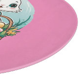 Osterhase Mermaid Thunder_Cove Schneidebrett (Ecke)