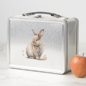 Osterhase Metall Brotdose (Beispiel)