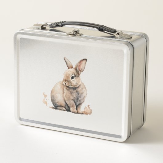 Osterhase Metall Brotdose (Vorderseite)
