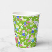 Osterhase mit Basket Egg Party Pappbecher (Rechts)