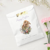 Osterhase mit Blumen Geschenktütchen (Versiegelt)