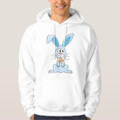 Osterhase mit Bow-Krawatte Hoodie (Vorderseite)