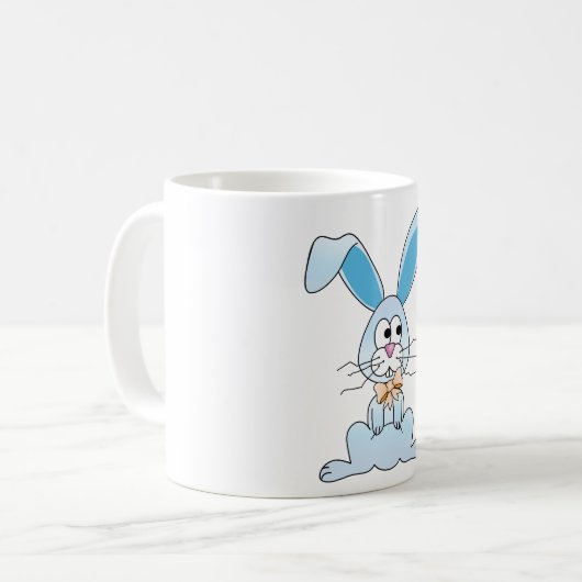 Osterhase mit Bow-Krawatte Kaffeetasse (Vorderseite Links)