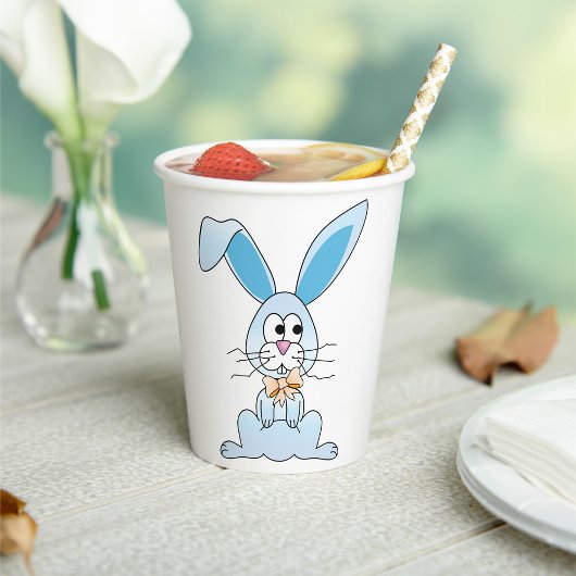 Osterhase mit Bow-Krawatte Pappbecher