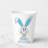 Osterhase mit Bow-Krawatte Pappbecher (Vorderseite)