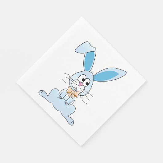 Osterhase mit Bow-Krawatte Serviette (Ecke)