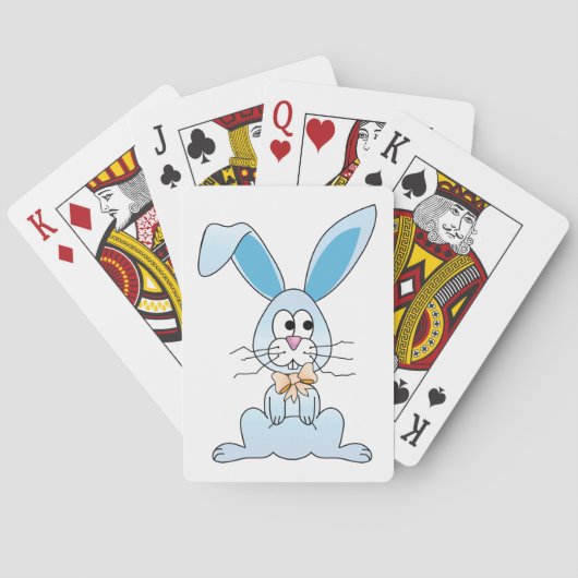 Osterhase mit Bow-Krawatte Spielkarten (Rückseite)