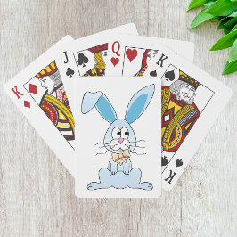 Osterhase mit Bow-Krawatte Spielkarten