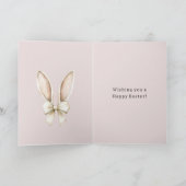 Osterhase mit Brille Karte (Innenseite)