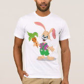 Osterhase mit Carrot Mens T - Shirt (Vorderseite)