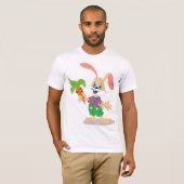 Osterhase mit Carrot Mens T - Shirt (Vorne ganz)