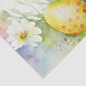 Osterhase mit drei Ostereiern Seidenpapier (Detail)