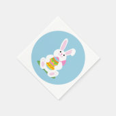 Osterhase mit Ei | Lunch Serviette (Ecke)