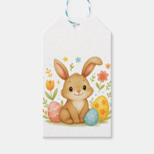 Osterhase mit Eier-Geschenkanhänger Geschenkanhänger