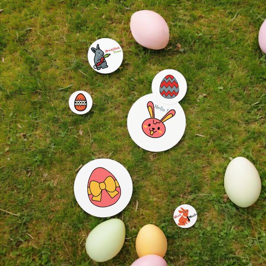 Osterhase mit Eier-Tischkonfetti Konfetti