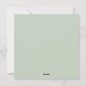 Osterhase mit Eierkörbe Niedlicher Frühling Feiertagskarte (Rückseite)