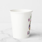 Osterhase mit Eierkörbe Pappbecher (Rechts)