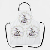 Osterhase mit Eierkörbe Schürze (Vorderseite)