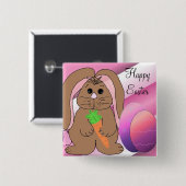 Osterhase mit Eiern Button (Vorne & Hinten)