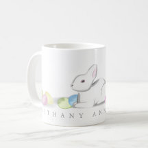 Osterhase mit Eiern Weiß 11 oz Klassische Tasse