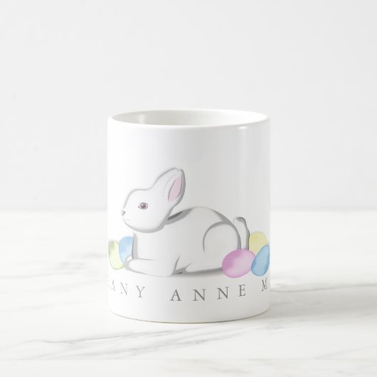Osterhase mit Eiern Weiß 11 oz Klassische Tasse (Mittel)