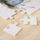 Osterhase mit farbigen Eiern Puzzle (Seite)