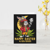 Osterhase mit gemeinsamem Ostern 2 Karte (Gelbe Blume)