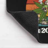 Osterhase mit gemeinsamen Ostertag 4 Mousepad (Ecke)
