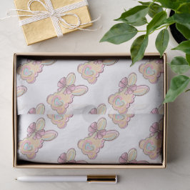 Osterhase mit Herz und Wind Seidenpapier