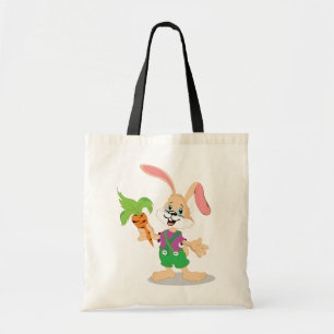 Osterhase mit Karotten-Taschen-Tasche Tragetasche