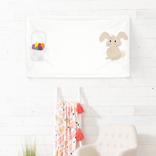 Osterhase mit Korb Banner (Insitu)